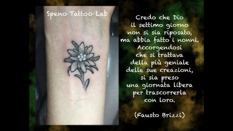 Il misterioso significato del tatuaggio stella alpina: un simbolo di protezione cosmica
